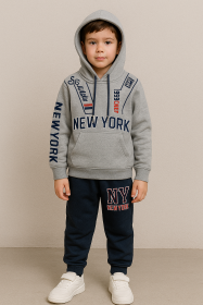 CONJUNTO NIÑOS SATINADO AFELPADO