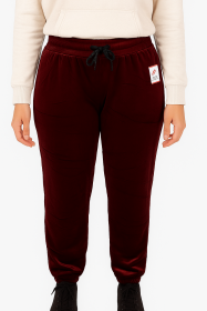 Pantalón tipo pana con corderito